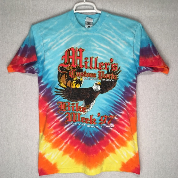 Millers Other - Vintage Daytona Bike Week 97 Millers Harley tee